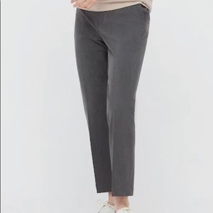 WOMEN SMART 2-WAY STRETCH SOLID ANKLE-LENGTH PANTS